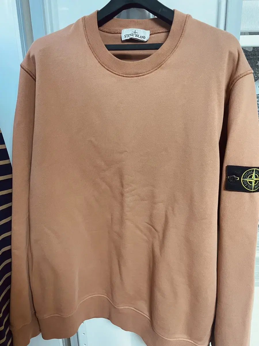 2xl, xxl)24ss 스톤아일랜드 크루넥 스웨트셔츠 맨투맨 러스트